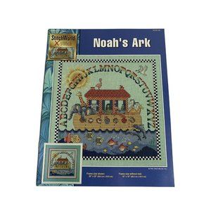 StitchWorld Noah's Ark Cross Stitch Pattern Chart Water Animals Rainbow Dove